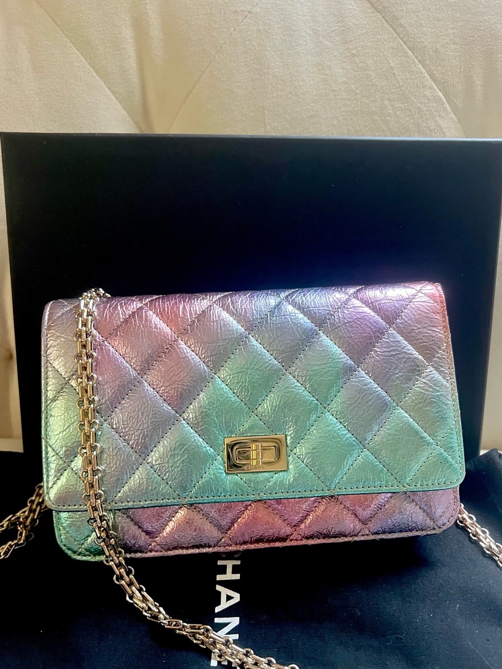 Chanel Multicolor Iridescent WOC crossbody